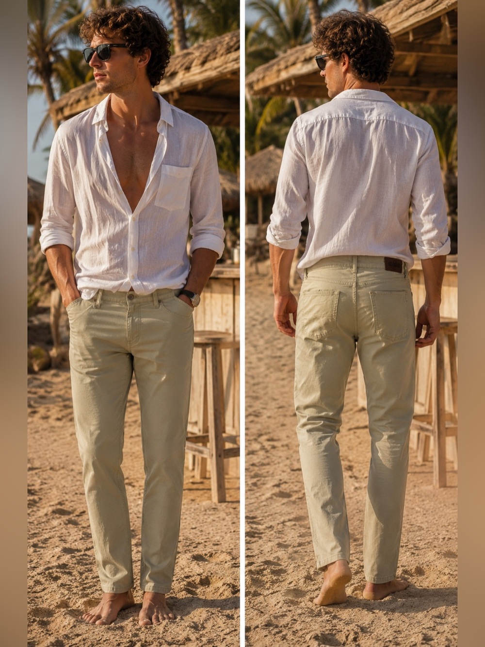 Joseph Abboud Men’s Tan Pants Slim Fit $89 MSRP